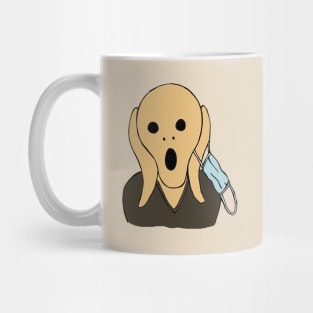 The Scream Social Distance Mug